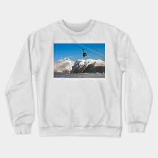 Courchevel 1850 3 Valleys Mont Blanc Alps France Crewneck Sweatshirt